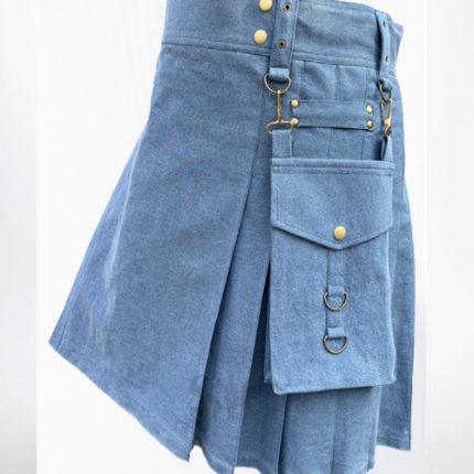 Stylish Denim Kilt