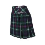 Women’s Mackenzie Tartan Mini Kilt with Buckle Straps - Image 2