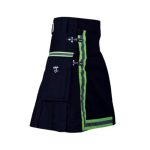 Men's Navy Blue Firefighter Kilt - Image 2