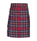 Boys' Traditional Red Tartan Kilt