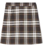 Classic Kids' Brown Tartan Kilt Back