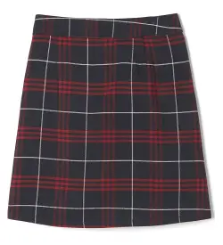 Classic Kids' Red and Black Tartan Kilt Back side