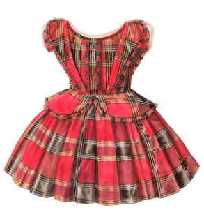 Classic Tartan Dress for Girls