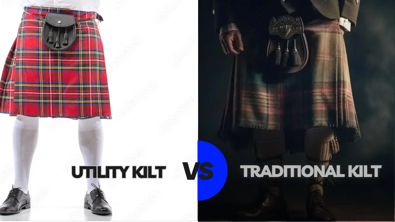 Utility kilt vs Traditional kilt