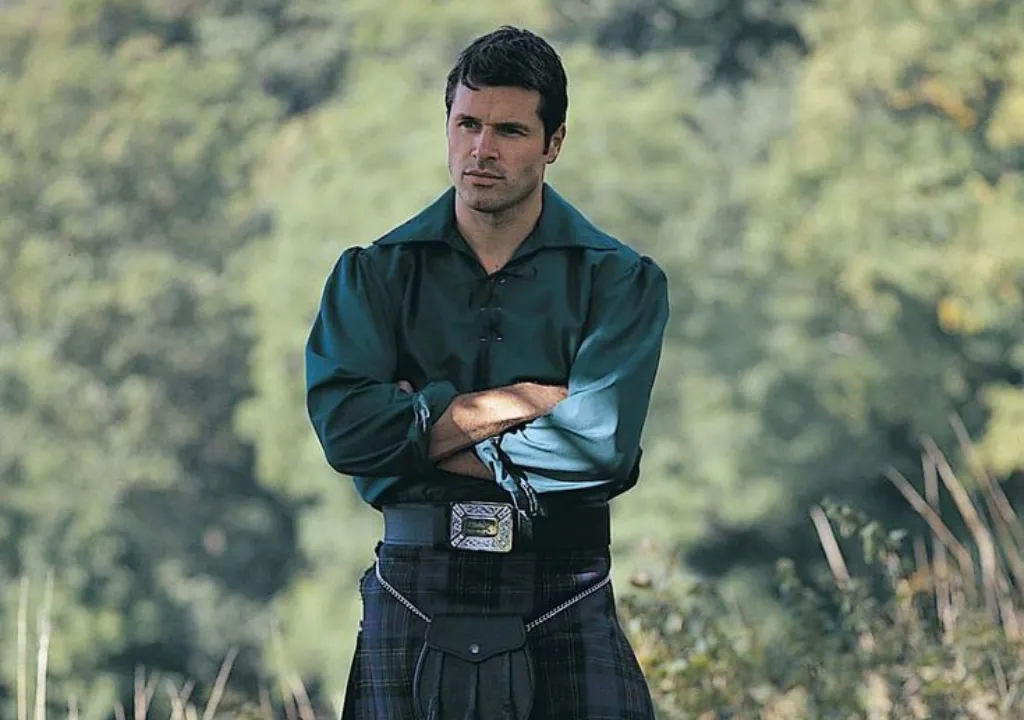 Kilt Shirt in Traditional Scottish Attire