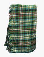 Traditional Scott Green Ancient Tartan Kilt in Green, Red, and Yellow Plaid